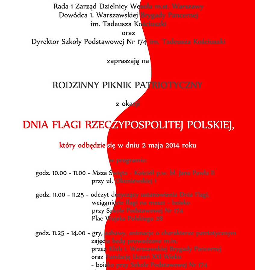 , Warsztaty plastyczne z okazji Dnia Flagi 2014