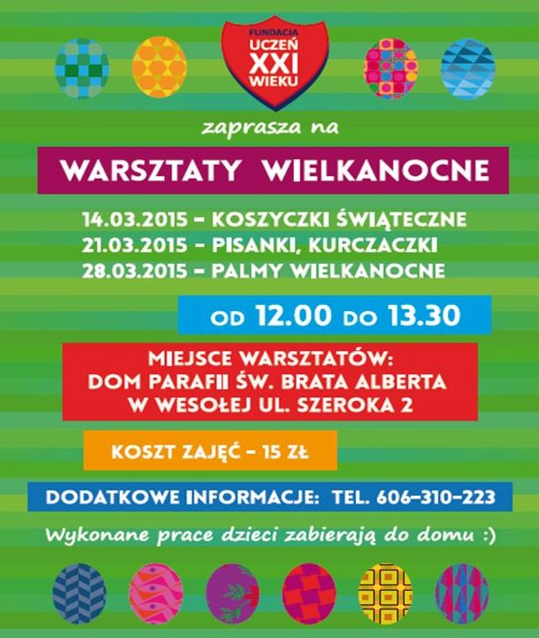 , Warsztaty wielkanocne