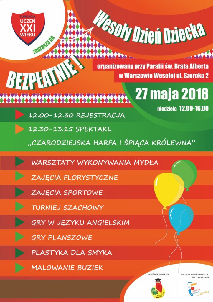 , ZAPRASZAMY na WESOŁY DZIEŃ DZIECKA