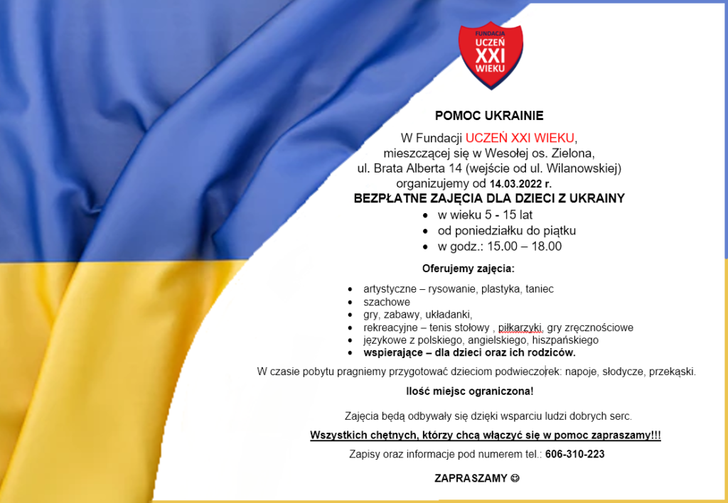 , POMOC UKRAINIE